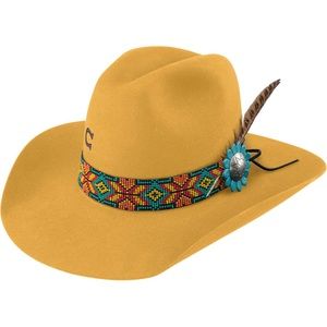 Like new yellow Charlie Horse gold digger hat